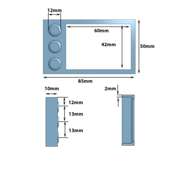 Protector de silicona impermeable para display S866 - Imagen 2